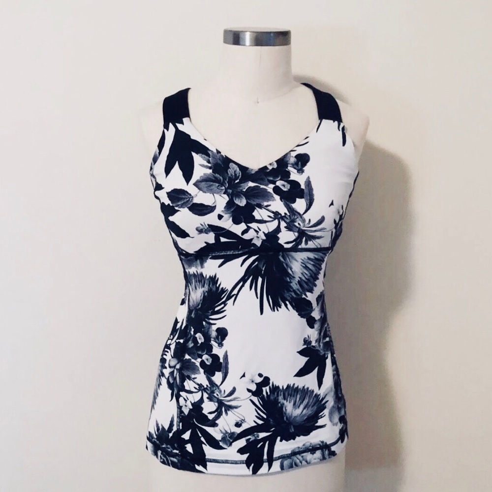 Lululemon Push Your Limits Tank Top Brisk Bloom